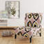 Fauteuil de chambre en velours Mid-Century