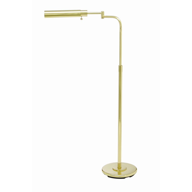 Lampe de travail sur pied 48 po Bargas, Laiton poli