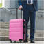 Ensemble de valises Hardshell en ABS - Valises légères et durables avec deux roues pivotantes, tailles de bagage à main et pour bagages