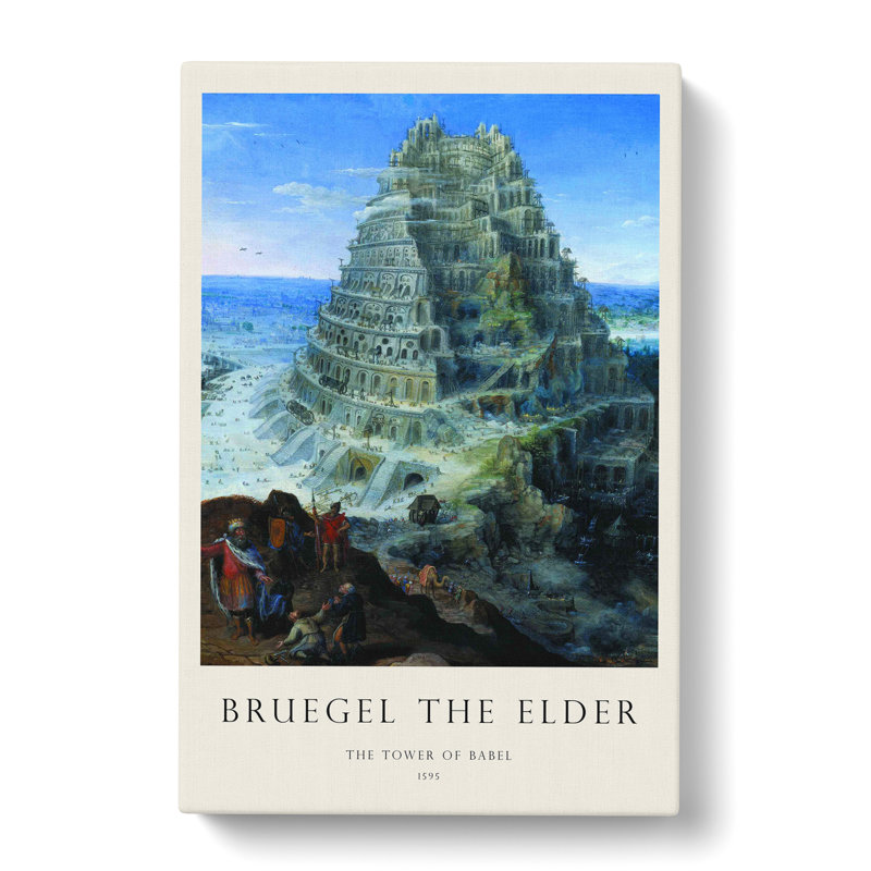 Babel by Pieter Bruegel the Elder - Wrapped Canvas, 76cm H x 50cm W x 3cm D