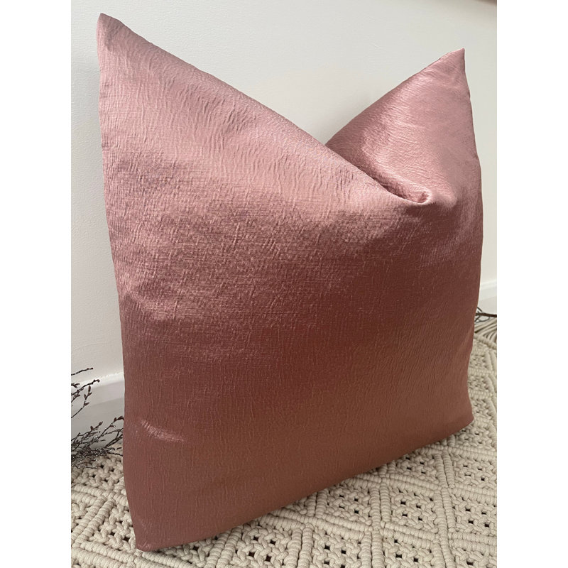 Abstract Square Cushion Cover, Dusty Pink