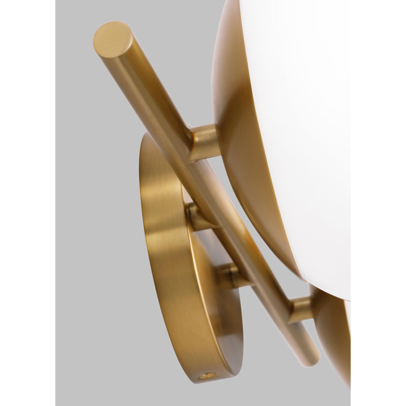 2 - Light Vanity Light, Burnished Brass