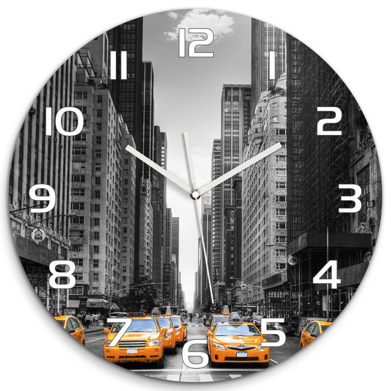 Jessika-Lilly Glass Wall Clock