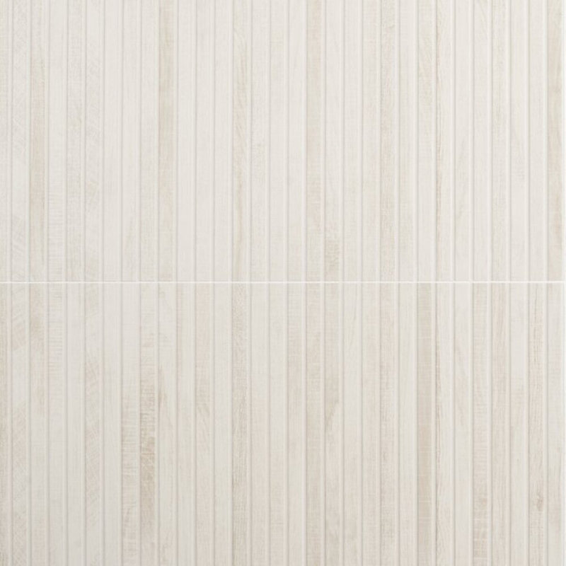 Kenridge Ribbon 24X48 Matte Porcelain Tile, White