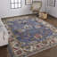 Beall Wool Oriental Area Rug in Blue-868819232