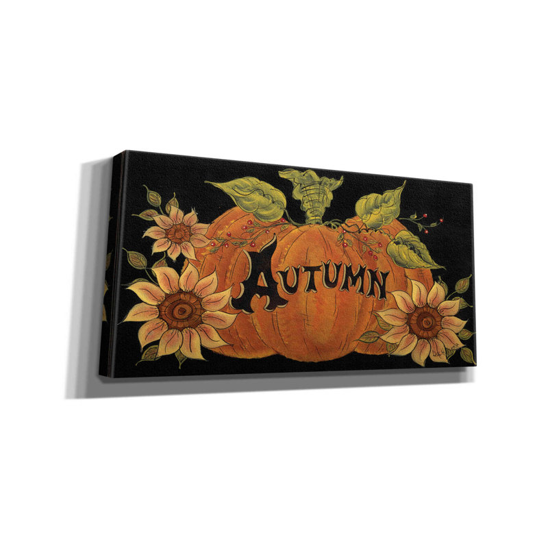 August Grove 'Pumpkin Spice' By Lisa Hilliker, Giclee Canvas Wall Art, 60"X30", 24" W x 12" H