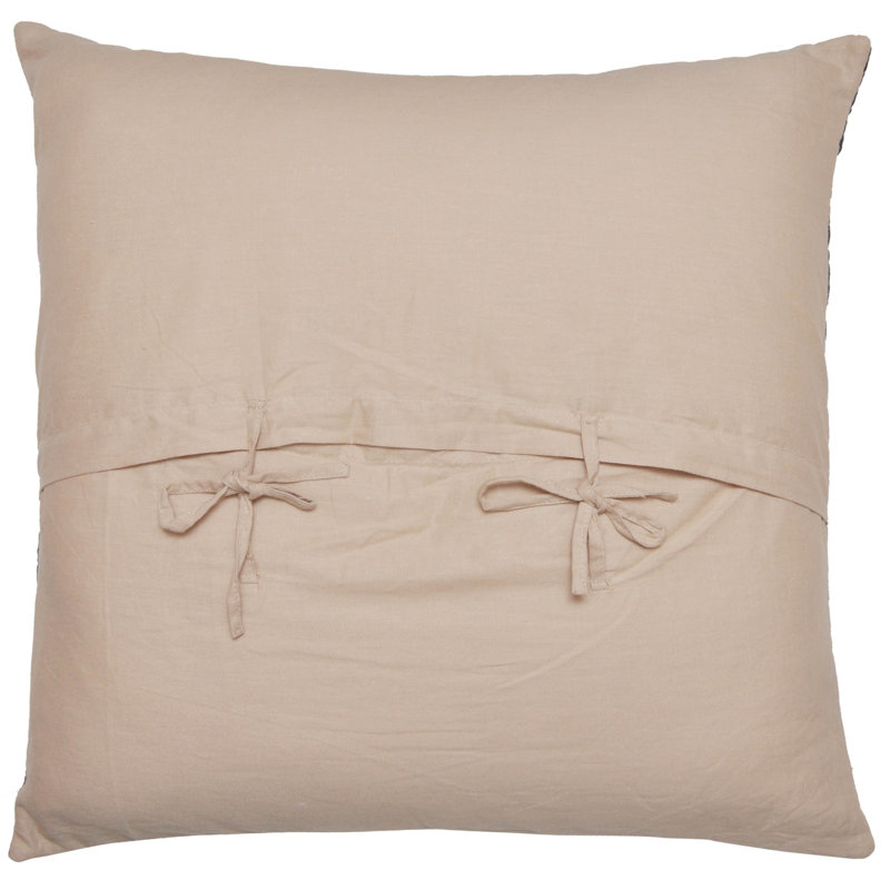 Mattingly Square Cushion, Red/Navy/Tea