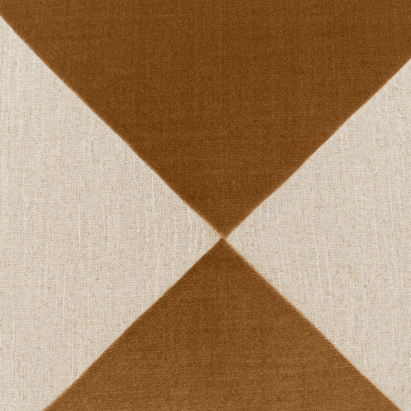 Deveraux Diamond Throw Pillow, Cognac