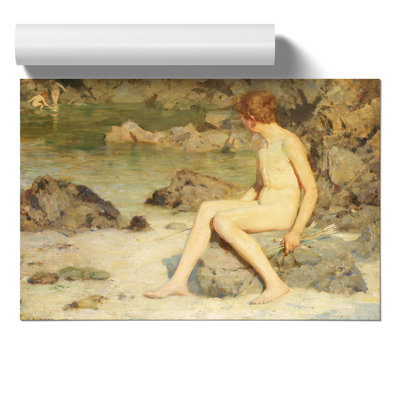 Cupid and Sea Nymphs by Henry Scott Tuke - Frameless Print