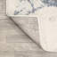 Tapis bleu / crème à motif abstrait marbré Cooper-John-69806911