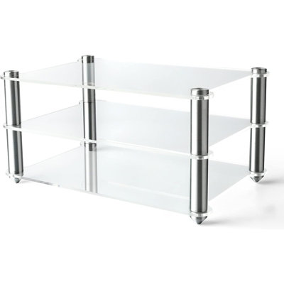 Mini Acrylic 2-Layer Rack Aluminium Holders Small Desktop ...