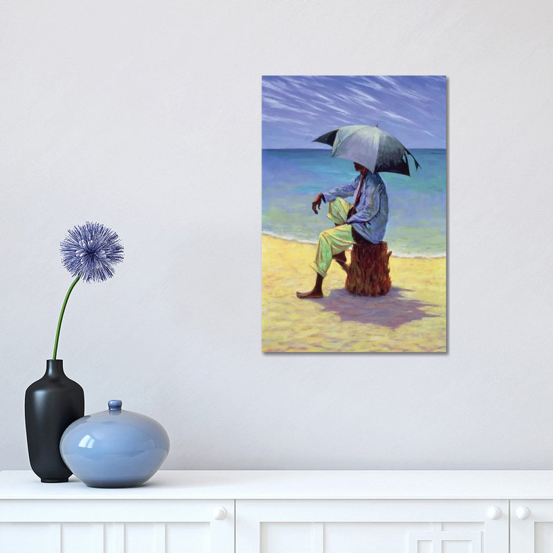 Into the Blue 1 Piece Wrapped Canvas Painting, 30.48 cm H x 45.72 cm W