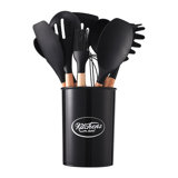 17 Stories 12 Piece Cooking Utensil Set with Utensil Crock