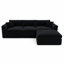 Canapé modulaire compressé compressé, sans outil, sans assemblage, canapé sans cadre librement combinable, mousse chenille haute densité sans ressorts, repose-pieds inclus pour le salon de la chambre à coucher
