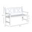 Banc de jardin de style nordique, banc de jardin en bois