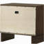 Table de chevet 2 tiroirs Hemlock