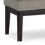 Carlson Mid-Century Ottoman Bench with Upholstered Seat-23540177-23540179