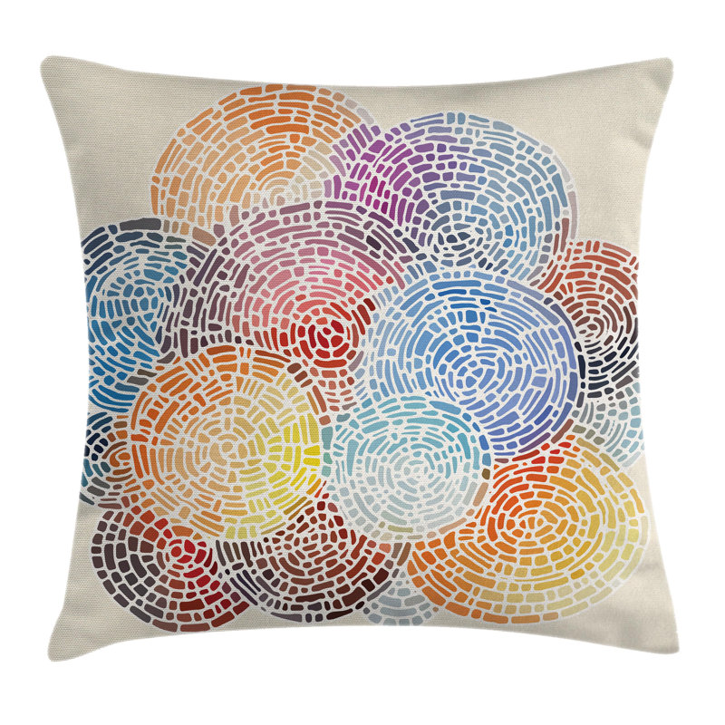 Geometric Pillow Cover, 16" x 16"