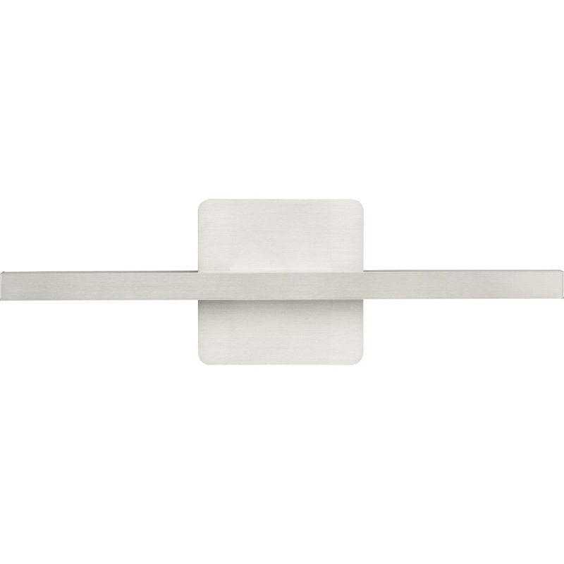 16" Brushed Nickel Dimmable LED Vanity Light with Acrylic Lens