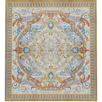 Savonnerie One-of-a-Kind 11'1" X 12' Area Rug