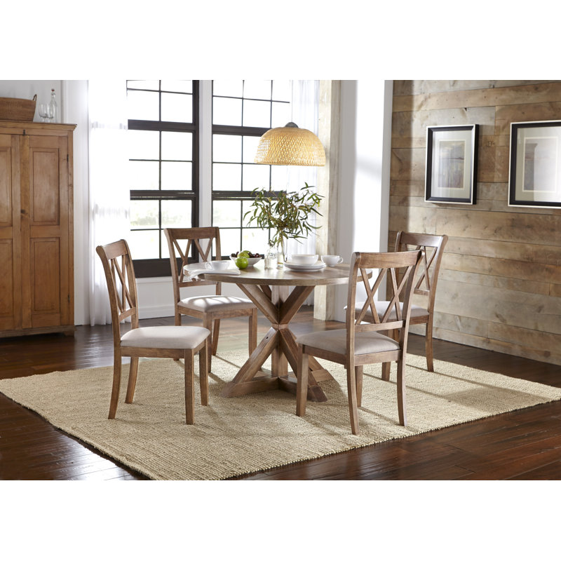 Korth Round Solid Wood Base Dining Table