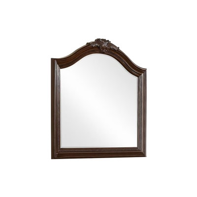 41.9"W Traditional Mirror, Brown Cherry