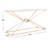 Diran 59.05'' Glass Top Console Table