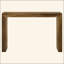Rectangular Solid Wood Entryway Console Table