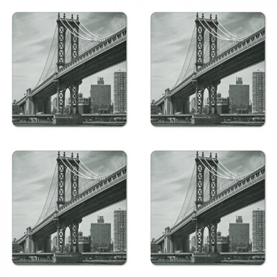 Square 4 Piece Coaster Set