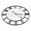 24Inch Modern Non-Ticking Mirrored Wall Clock