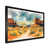 Black Single Picture Framed Canvas