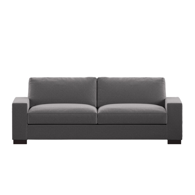 Michaella 94'' Upholstered Sofa, Gray Fabric