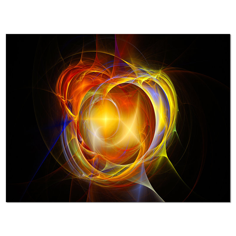 «Supernova Explosion in Black», impression sur toile, H 30 po x l 40 po x P 1 po