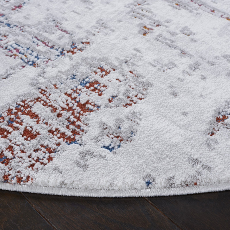 Tapis abstrait Craft Performance, Rond 6 pi 7 po