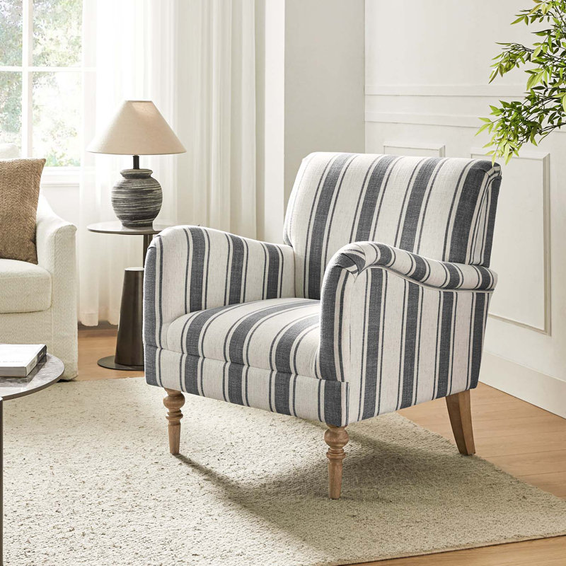 Fauteuil Arching, Rayures noires