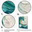 «Teal Cream», art mural sur toile-232822685-232822684
