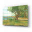  «Mini Western Vista 3» par Chariklia Zarris, art mural en verre acrylique, 16 po x 12 po