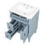 Meuble-lavabo autoportant de 24 po avec lavabo en céramique-128904695