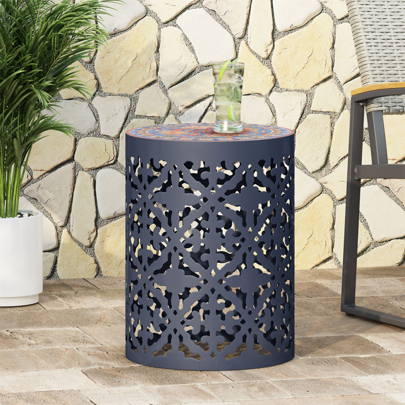 Table d'appoint Castana, Bleu très foncé