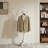Janiya 8-Hook Solid Wood Freestanding Coat Rack -1847933469