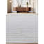 Wool Abstract Area Rug in Ivory/White