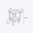 Oversized 3-Piece Lounge Chair Set With Side Table, All-Weather Patio Furniture With Adjustable Backrest, Wheels And Cup Holder For Ultimate Outdoor Relaxation-421527010
