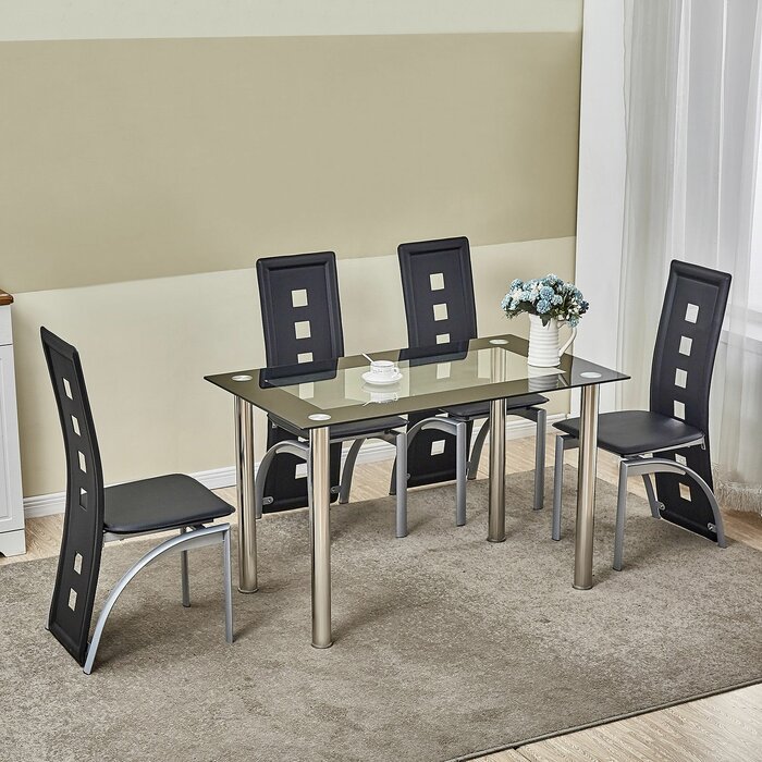 Latitude Run® Vasken 5 - Piece Dining Set & Reviews 