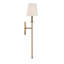 Applique murale 1 lumière en laiton chaud-19291516-90296867