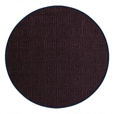 Tapis noir en treillis lavable à la machine
