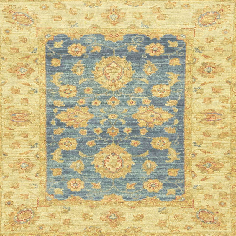 Tapis abstrait moderne 3842, Carré 6 pi