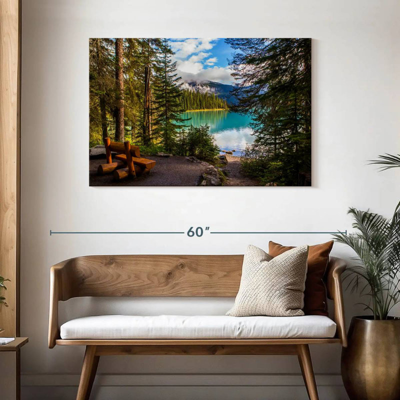 Paysage du lac Alvord Louise, H 30 po x l 45 po