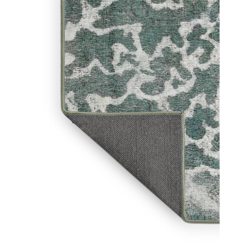 Tapis de zone gris/beige contemporaine, Rectangle 7 pi x 10 pi