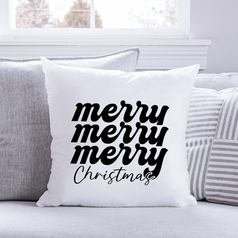 Coussin Christmas_Noir-01, 20 po x 20 po