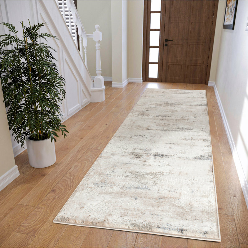 Allaryce Cotton Abstract Indoor Rug, Runner 2'6" x 8'